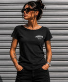 Girlyshirt | Spikes | Schwarz
