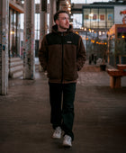 Teddy Jacket | SRKRTS | Brown | Lined