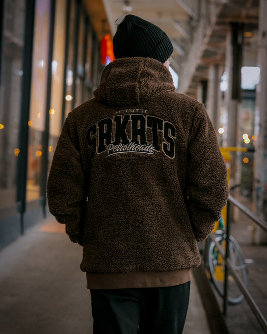 Teddy Jacke | SRKRTS | Braun | Gefüttert