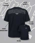 Oversized | T-Shirt |  Spikes | Schwarz