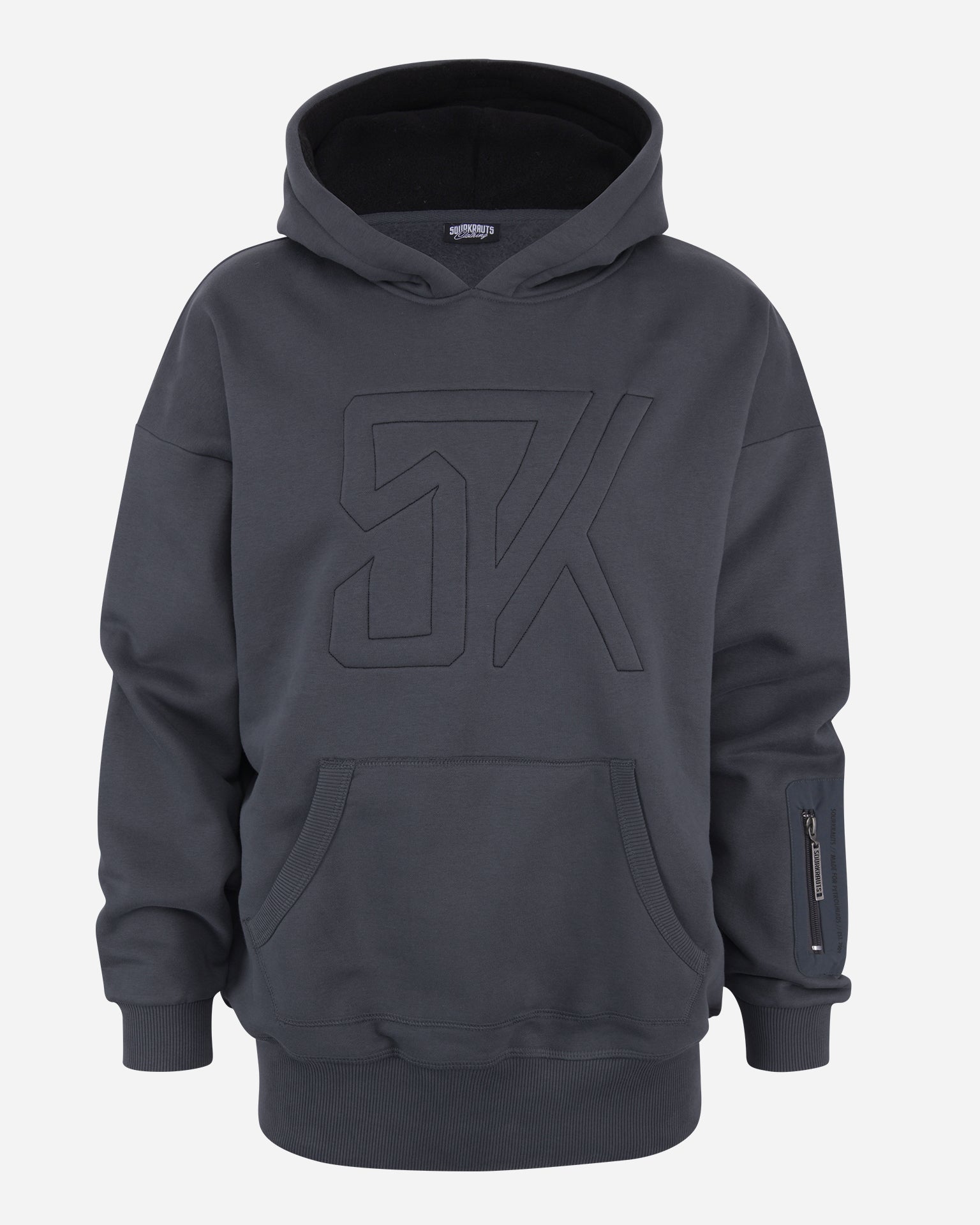 Oversized Hoodie |  SK League | Grau