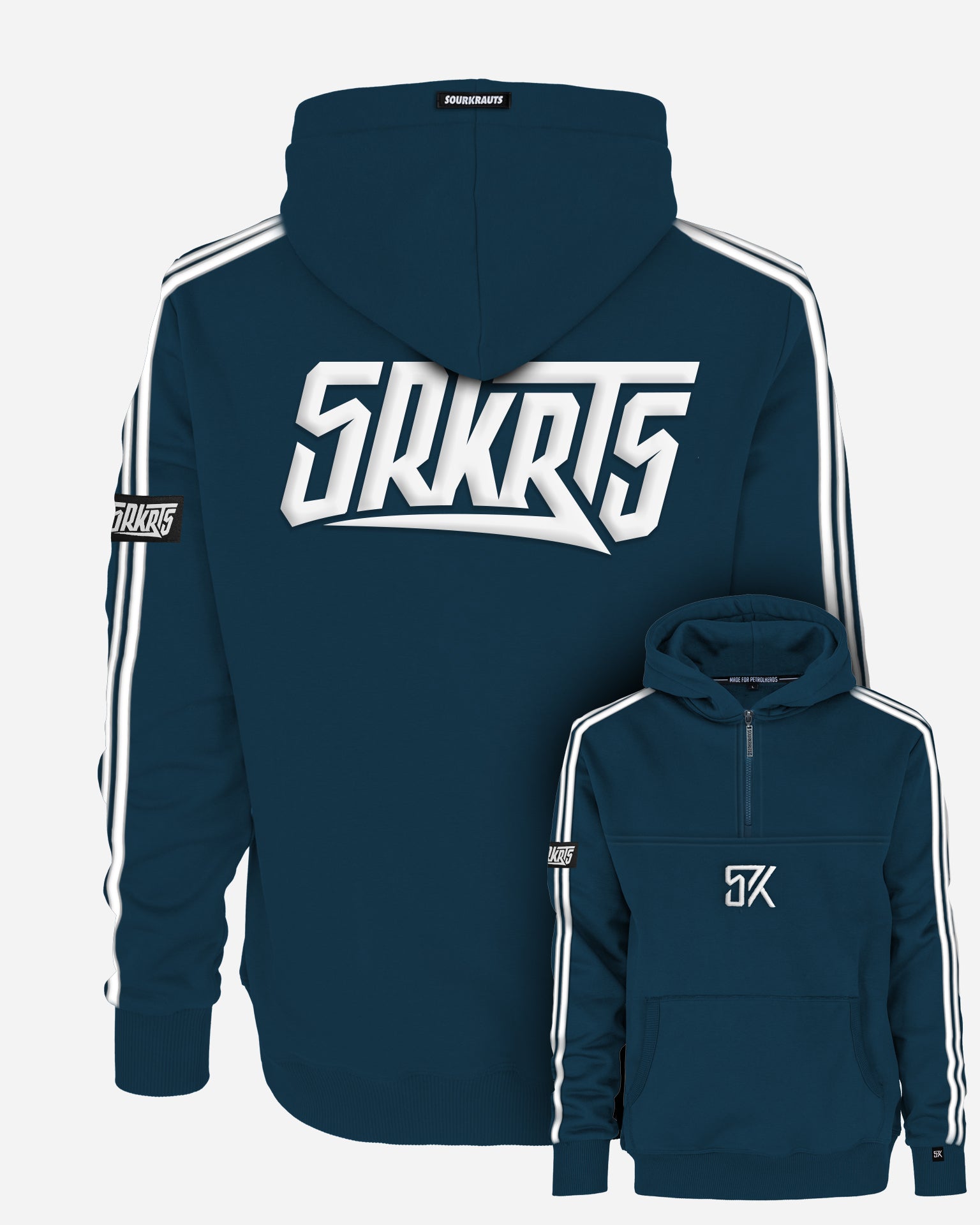 Unisex Halfzip Hoodie | Straight