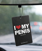 Air freshener I Love My Penis - Hard Edition -