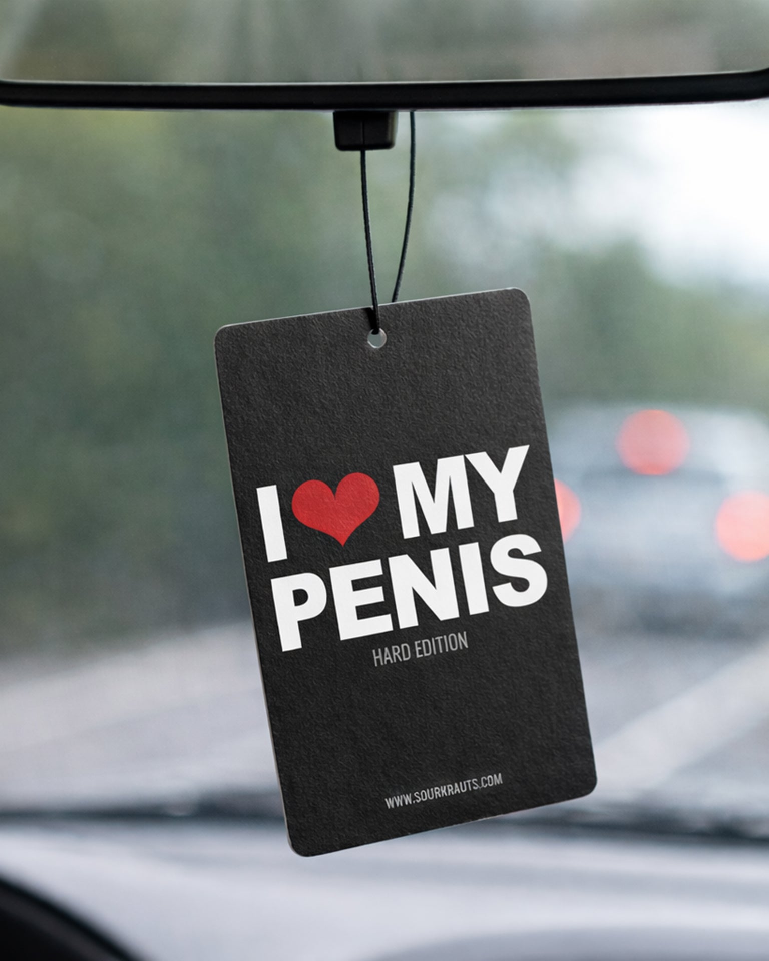 Air freshener I Love My Penis - Hard Edition -