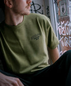 Oversized | T-Shirt | Spikes | Olive