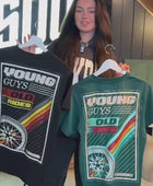 T-Shirt | Young Guys Old Rides | Schwarz