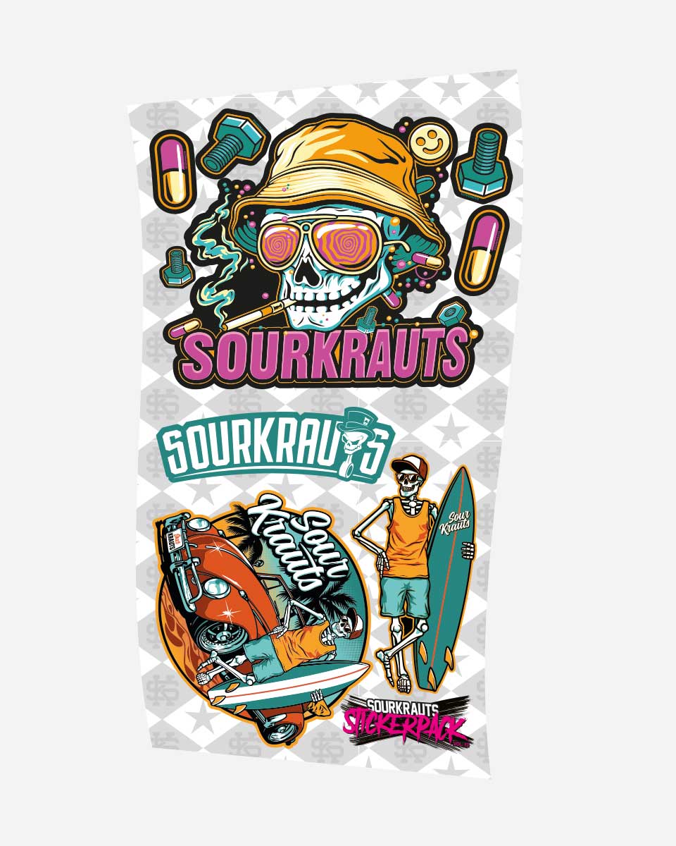 Sourkrauts Stickerpack |  Vol.12