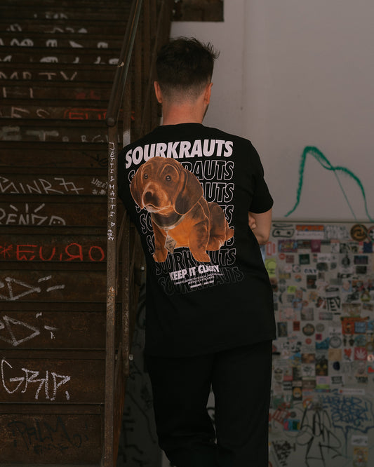 T-Shirt | Dackel | Schwarz
