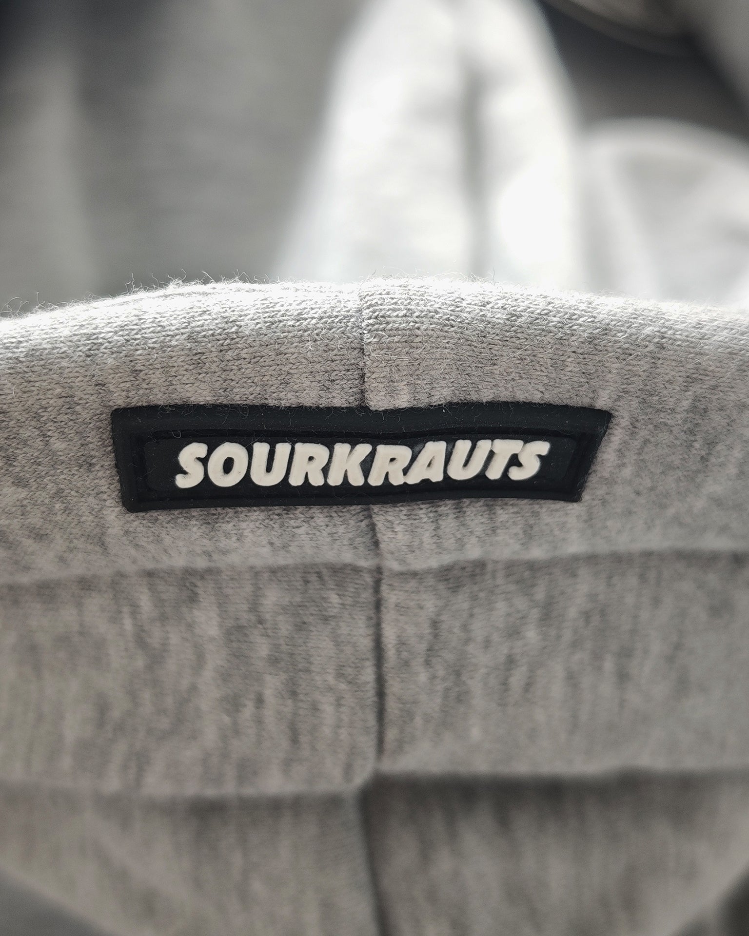 Oversized Unisex Hoodie | Stripes | Gray Melange