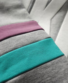 Oversized Unisex Hoodie | Stripes | Gray Melange