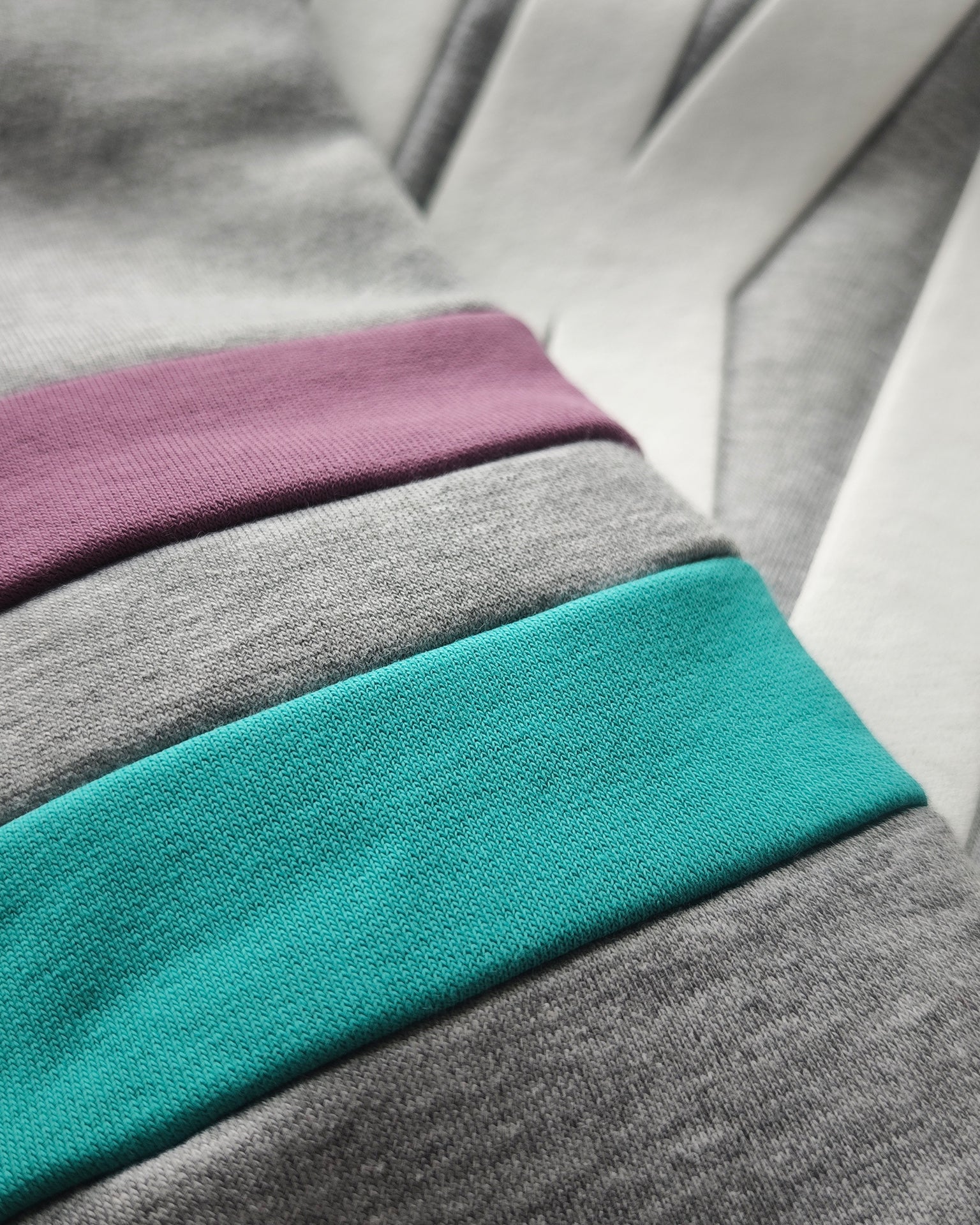 Oversized Unisex Hoodie | Stripes | Gray Melange