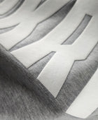 Oversized Unisex Hoodie | Stripes | Gray Melange