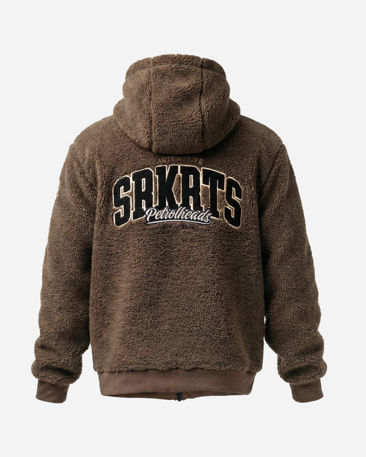 Teddy Jacke | SRKRTS | Braun | Gefüttert