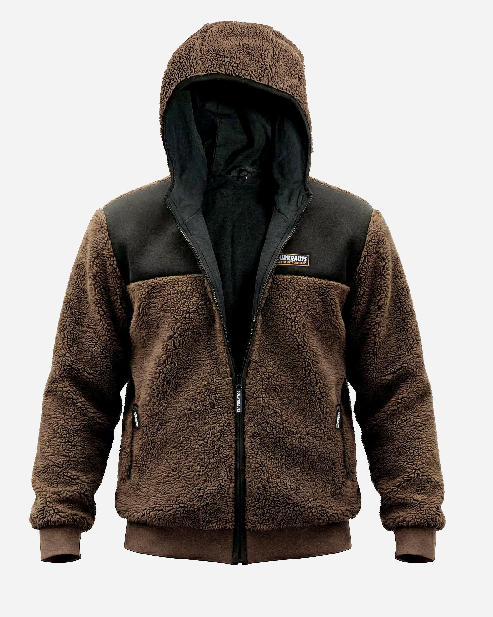 Teddy Jacke | SRKRTS | Braun | Gefüttert