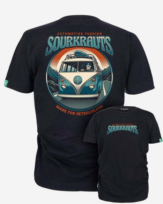 T-Shirt | Gone Surfing | Schwarz
