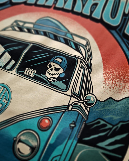 T-Shirt | Gone Surfing | Schwarz