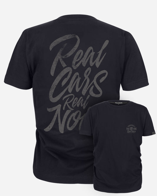 T-Shirt | Real Cars Real Noise | Schwarz