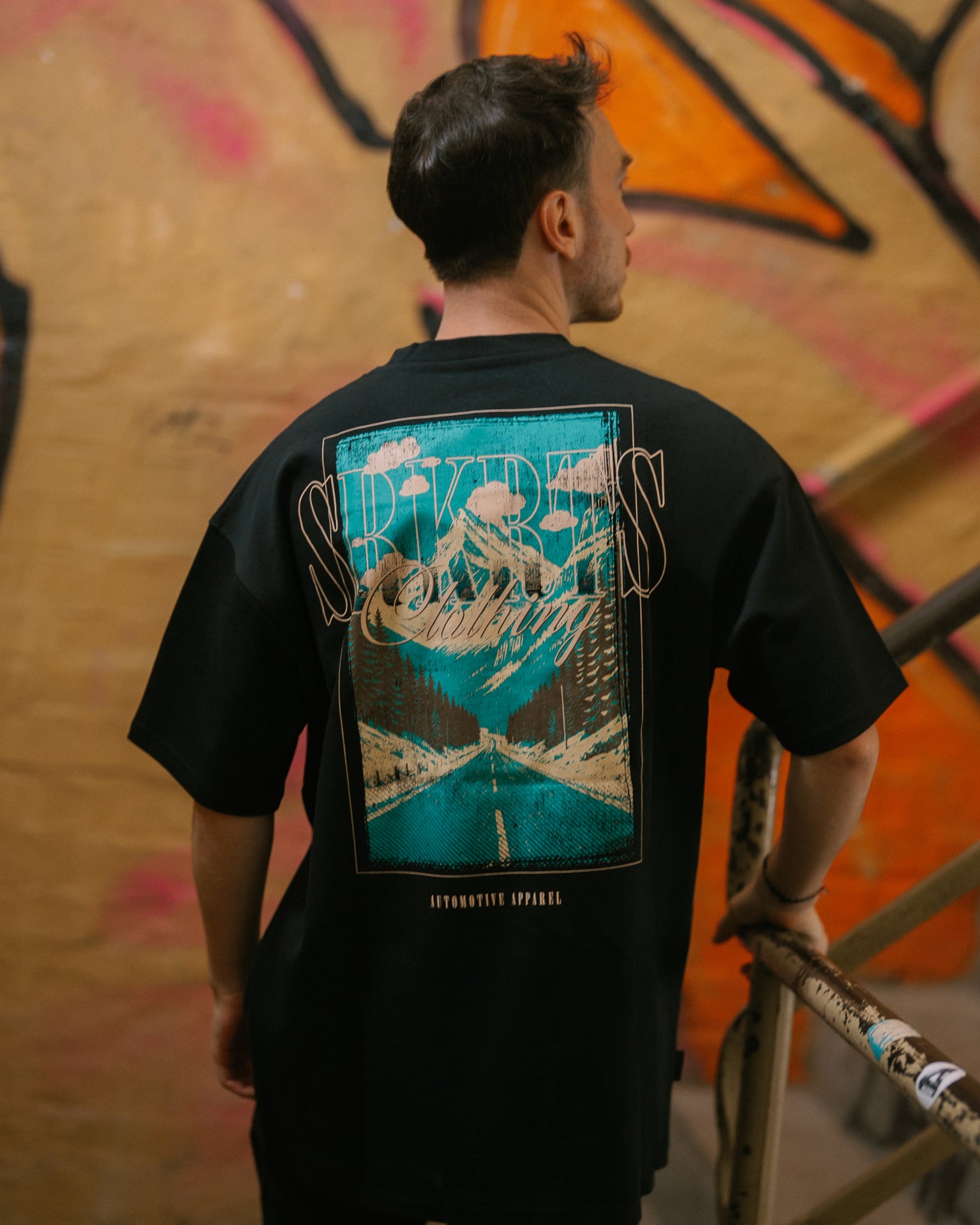 OVERSIZED T-Shirt | Roads | Black