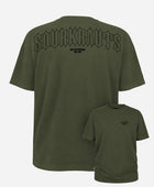 Oversized | T-Shirt |  Spikes | Olive