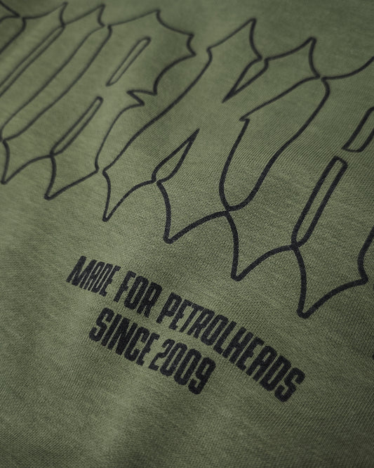 T-Shirt | Spikes | Olive