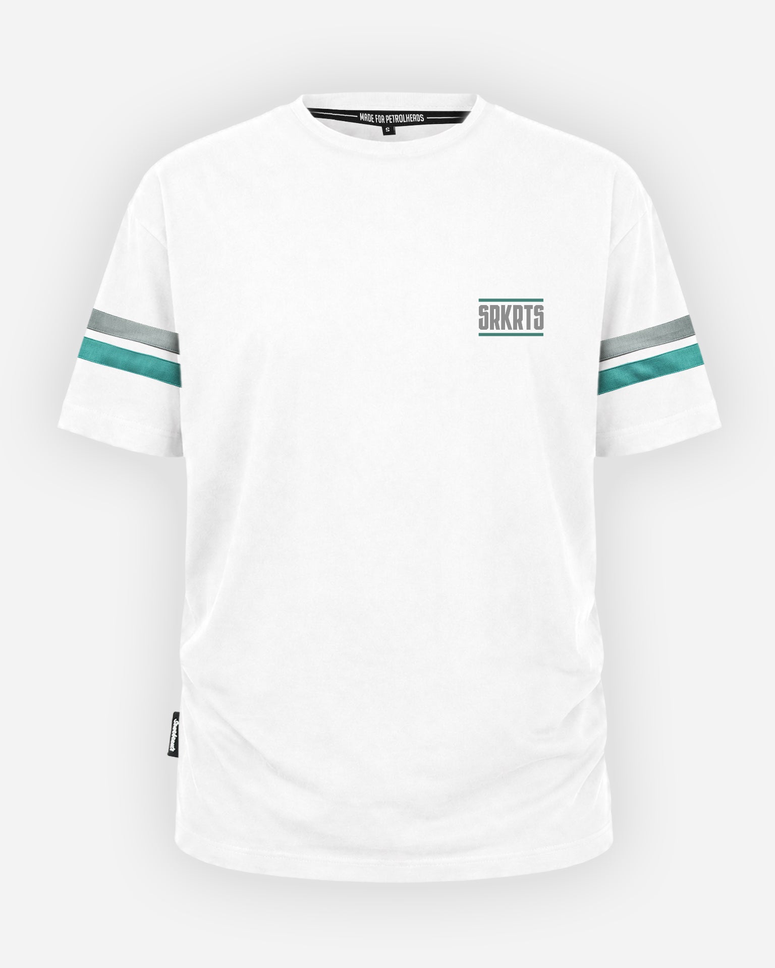 Oversized T-Shirt | Stripes | White