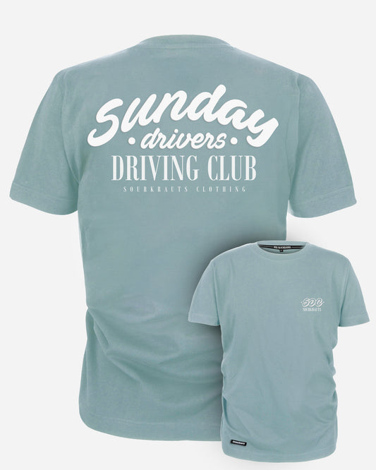 T-Shirt | Sunday Drivers | Blau