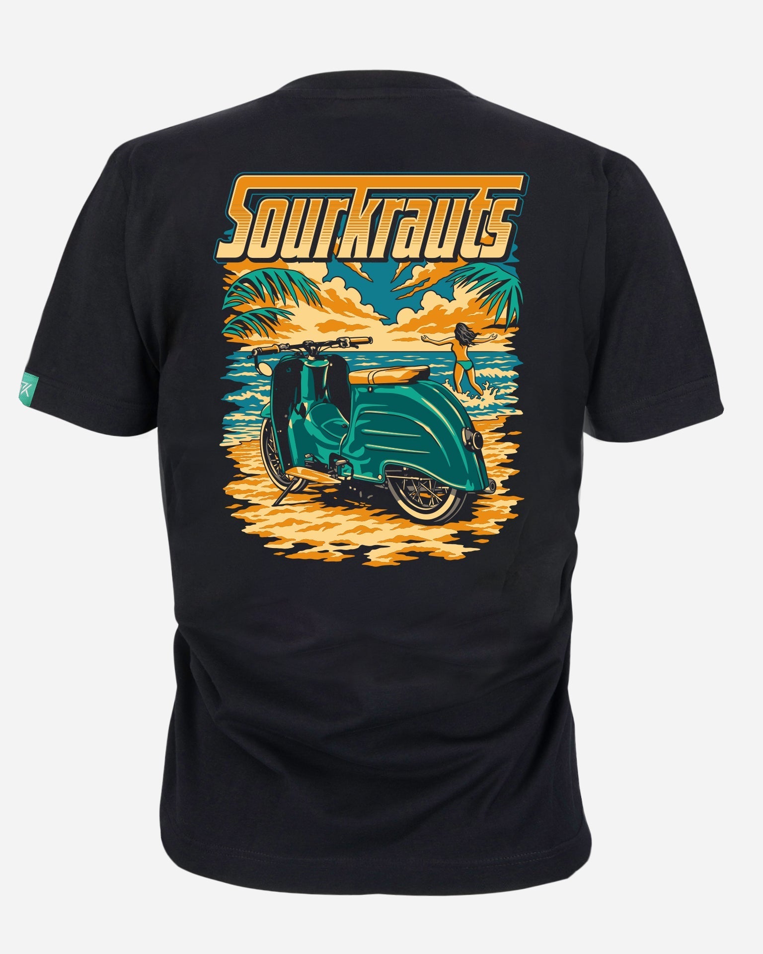 T-Shirt | Swallow Beach | Schwarz