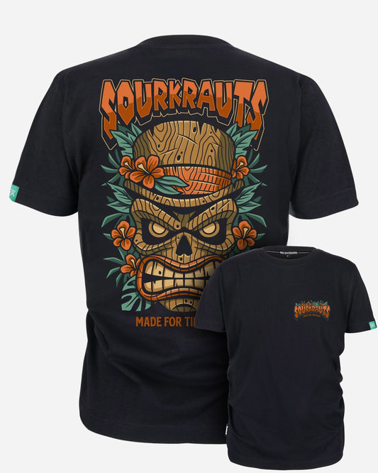 T-Shirt | Tiki | Schwarz