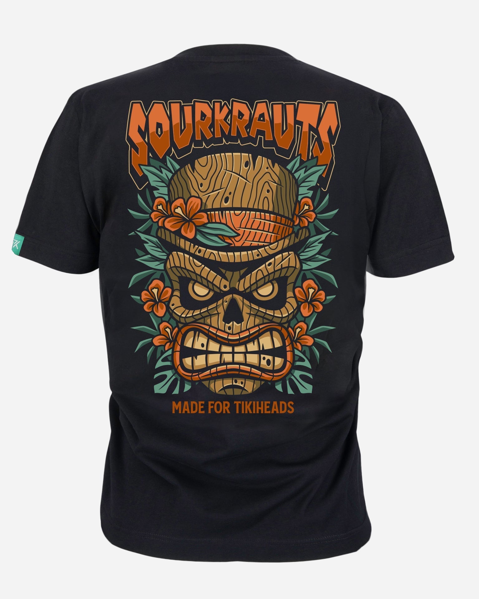 T-Shirt | Tiki | Schwarz